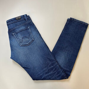 Women's EDWIN Blue Jeans Size 28* ? Mid Rise Cigarette Leg Japan Stretch Chic